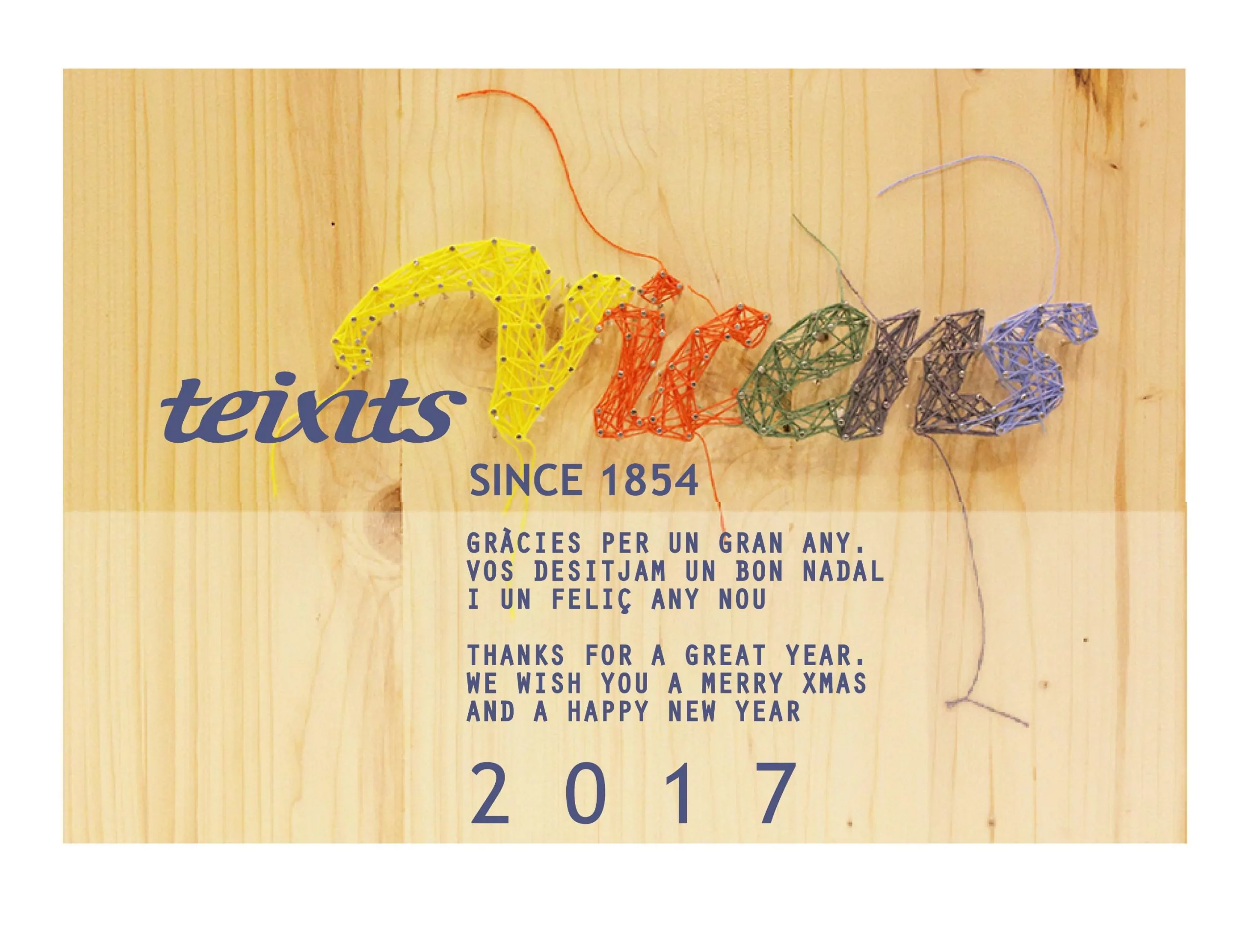 Merry Xmas from Teixits Vicens!