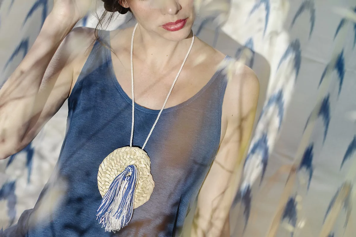VICENS & ANTIC MALLORCA· “LLATA” JEWELS WITH THE  IKAT FABRICS THREADS