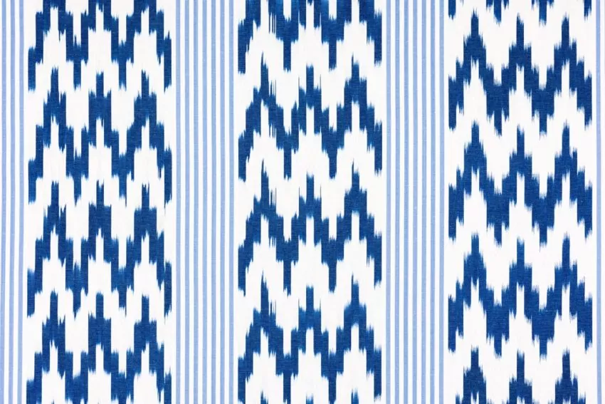 Ikat stoff 236 blau