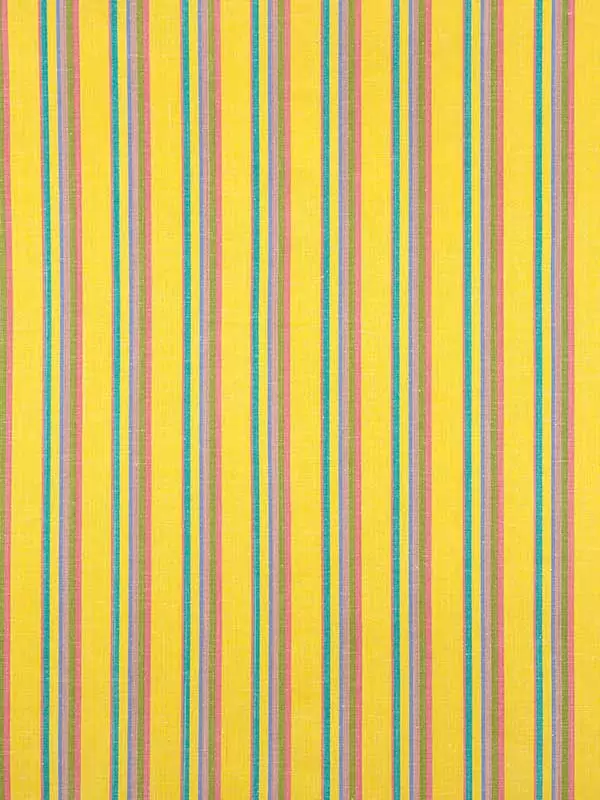 Yellow striped fabrics