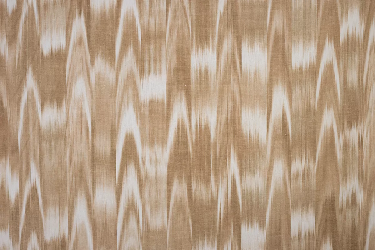 Brown ikat fabrics