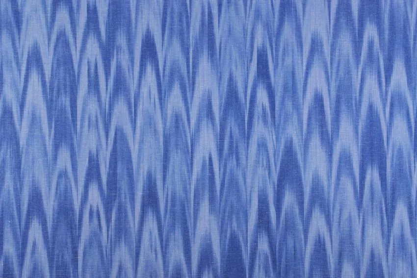 Mallorcan fabric Ikat 51 blue