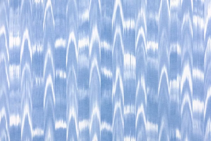 Mallorcan fabric Ikat 101 lightblue