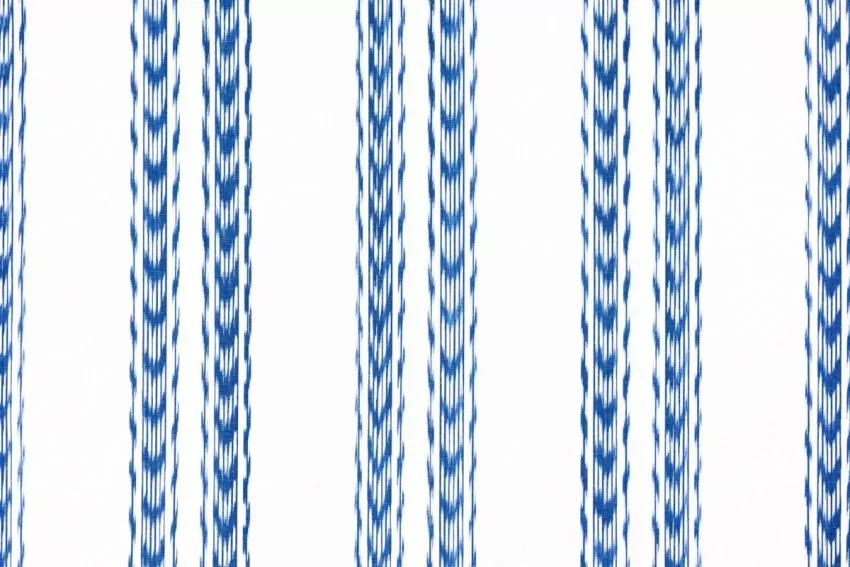 Mallorcan fabric Ikat 235 blue