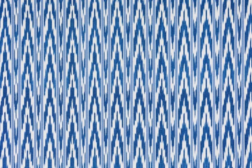 Ikat stoff 109 blau