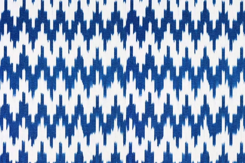 Ikat stoff 105 blau