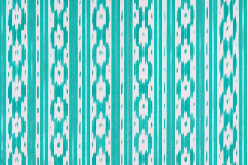 Tela Mallorquina Ikat 104 turquesa