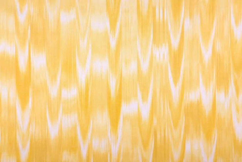 Mallorcan fabric Ikat 101 Yellow gold