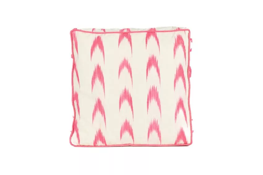 Platform Mallorcan fabric cushion 61 Pink fuchsia