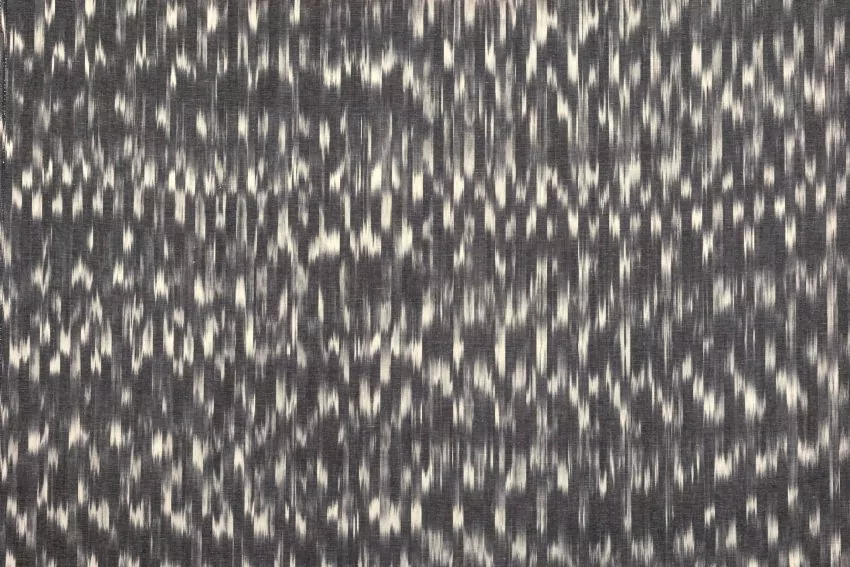 Ikat stoff 107 Schwarz