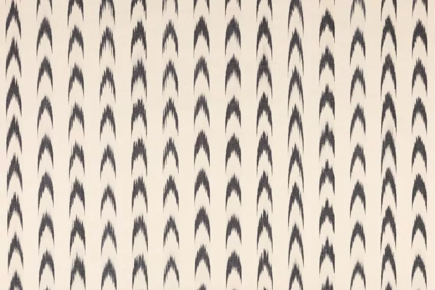 Mallorcan fabric Ikat 61 Black