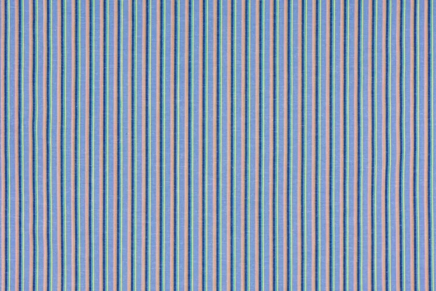 Mallorcan fabric Striped 234 Blue
