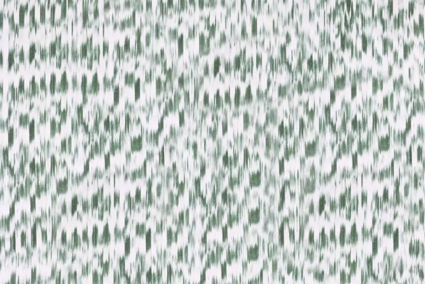 Mallorcan fabric Ikat 107 olive green