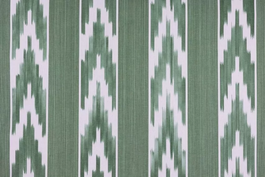 Mallorcan fabric Ikat 50 olive green
