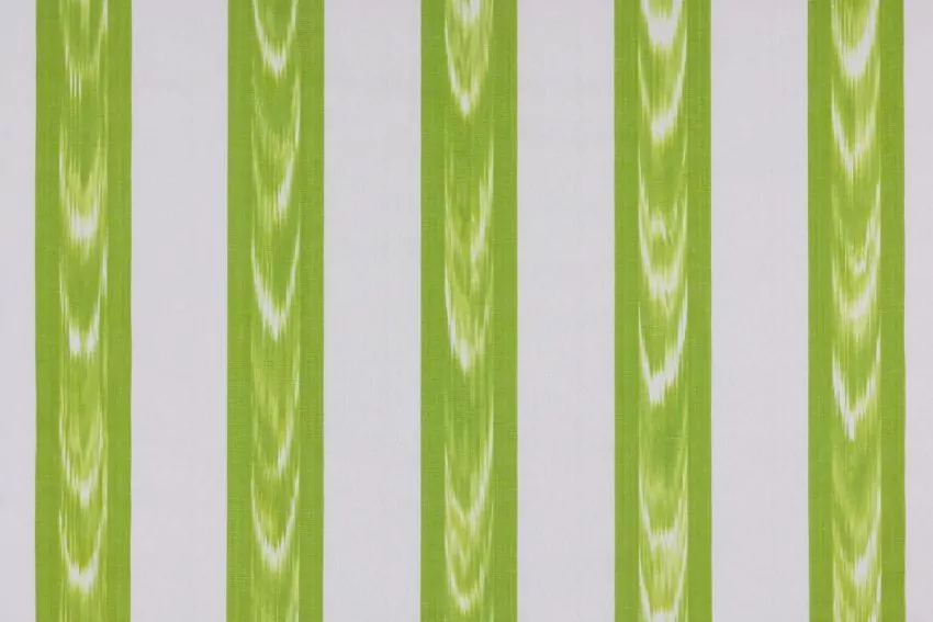 Mallorcan fabric Ikat 117 apple green