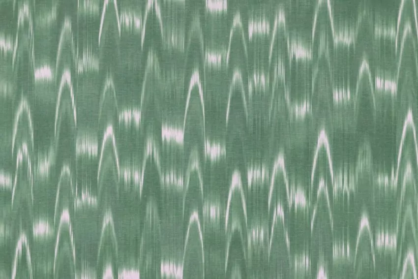 Mallorcan fabric Ikat 101 olive green