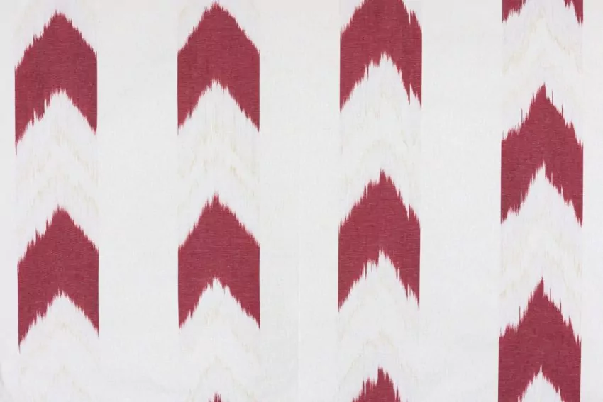 Mallorcan fabric Ikat 60 Garnet