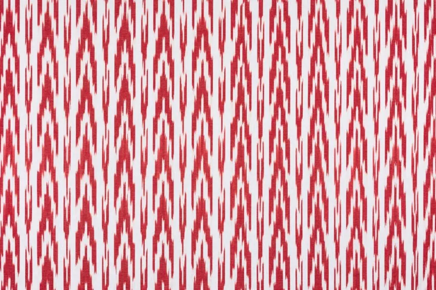 Mallorcan fabric Ikat 109 Red