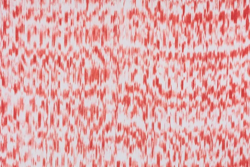 Mallorcan fabric Ikat 107 Scarlet