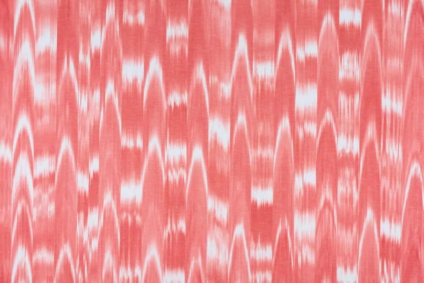 Mallorcan fabric Ikat 101 Scarlet