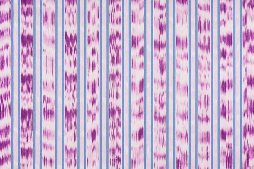 Mallorcan fabric Ikat 119 Violet