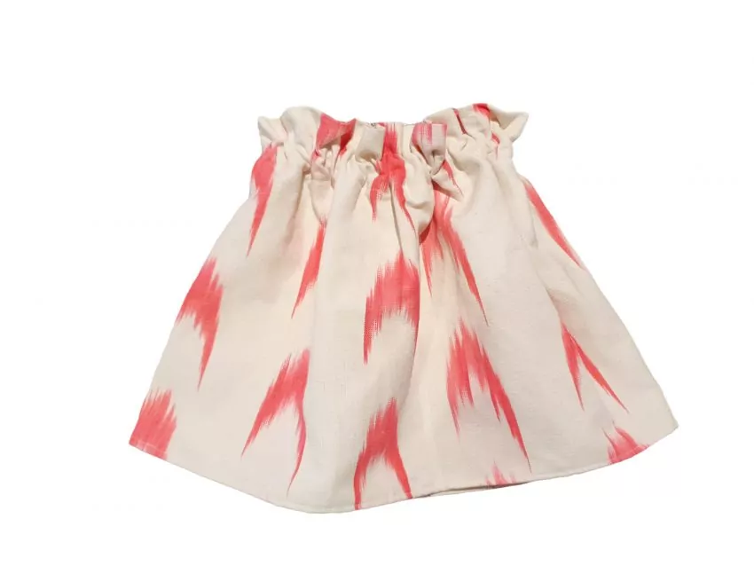 Girl skirt Mallorcan fabric 61 pink fuchsia