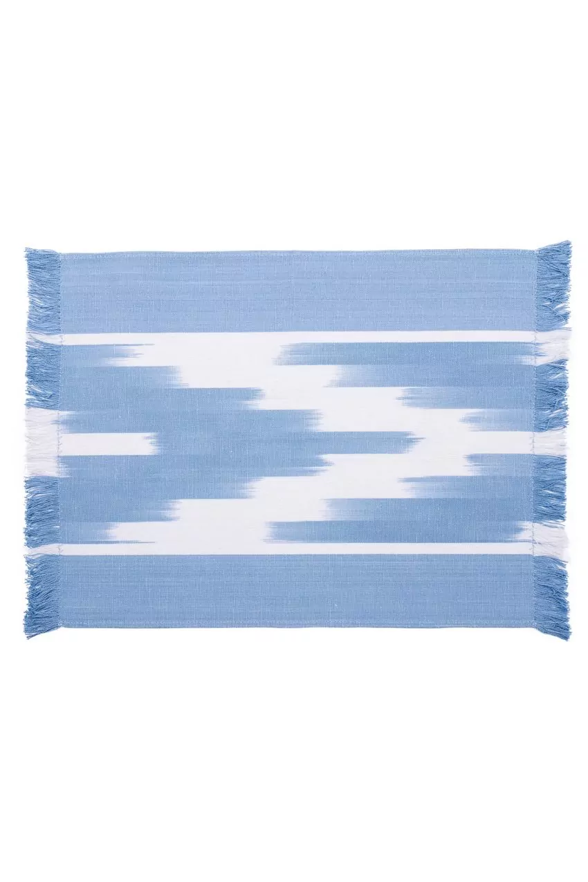 Individual textil modelo 50 en color celeste de Teixits Vicens