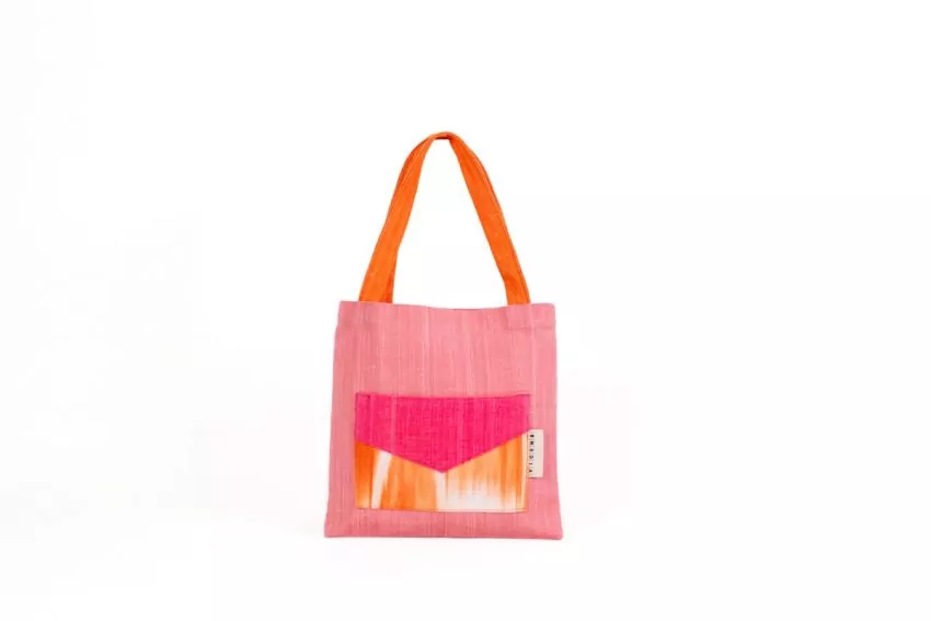 Diverote Mallorcan fabric Pink and orange