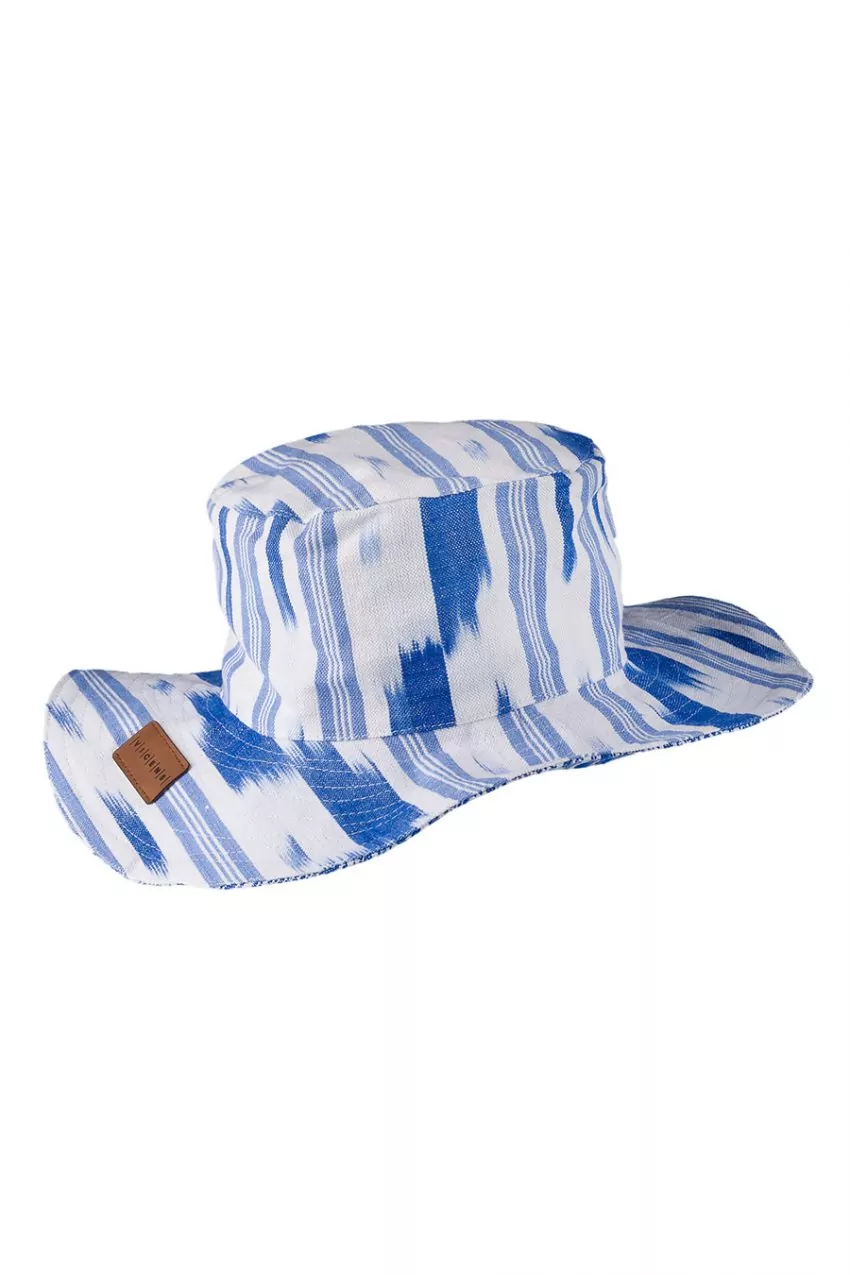 Sombrero de tela Mallorquina 103 Azul - Imagen 2