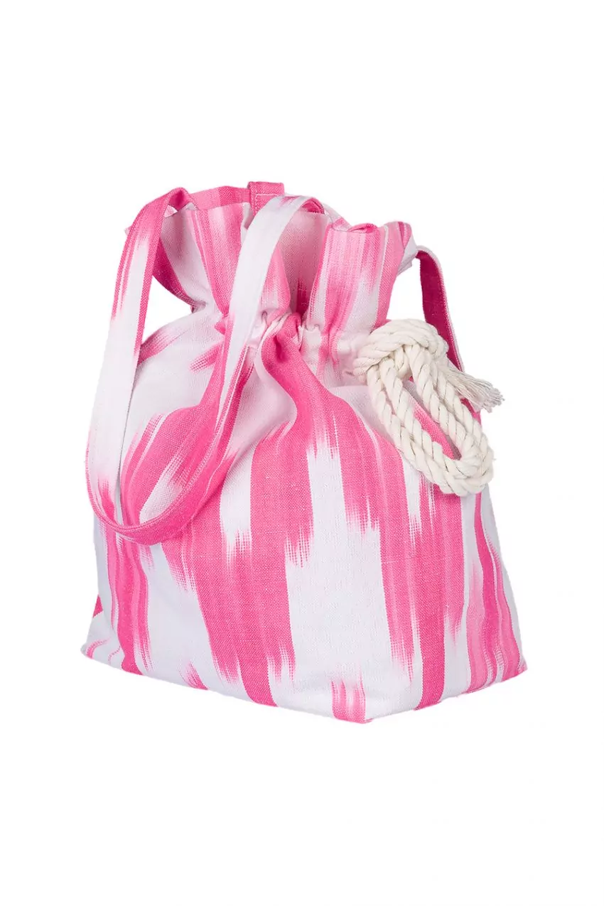 Pucker fabric bag 105 Pink fuchsia - Image 2