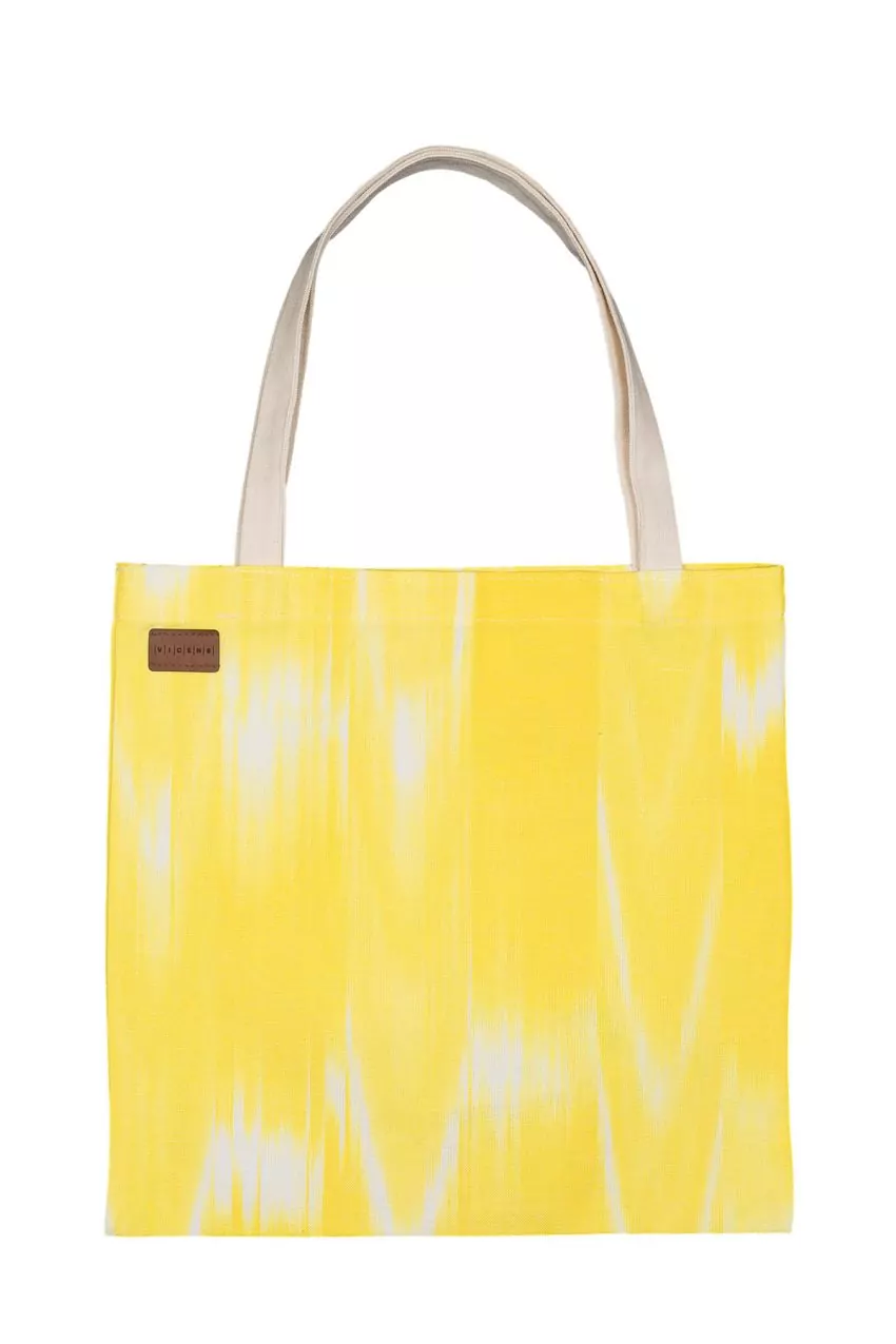 Tote bag tela Mallorquina 101 Amarillo - Imagen 2