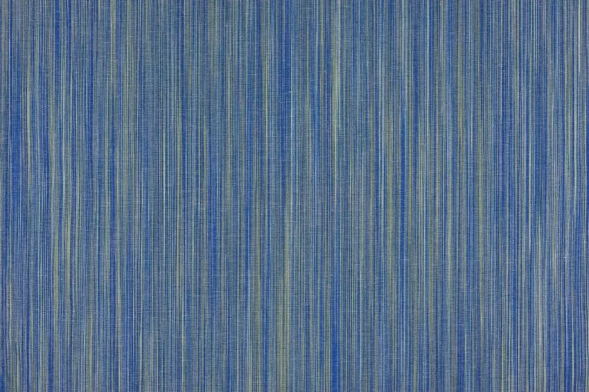 Striped Mallorcan fabric 213 Greenolive / Blue