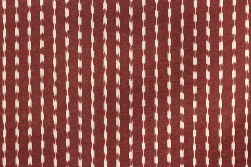 Ikat Mallorquina fabric 302 Garnet
