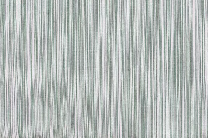 Striped Mallorcan fabric 213 Olive green
