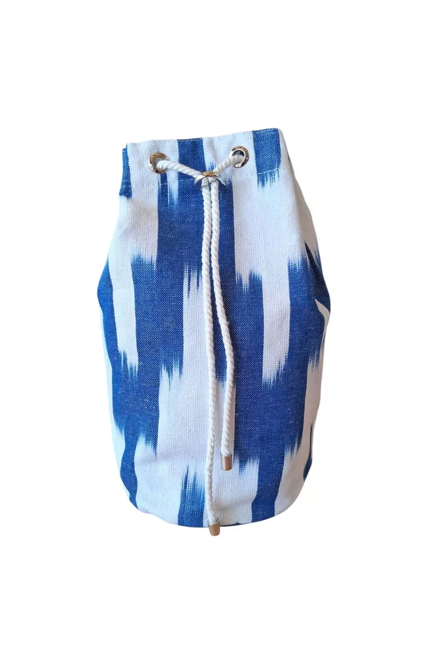 Caleta Backpack Bag Mallorquina Fabric 105 Blue